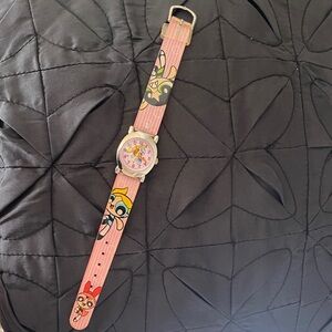 Power-puff Pink Girls Wristwatch.